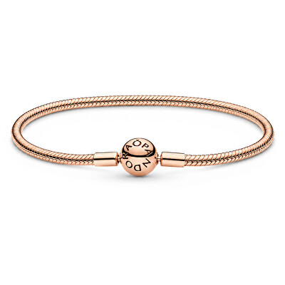 Pandora - Luxusný bronzový náramok Rose Moments 580728