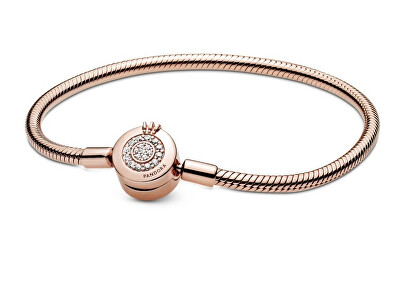 Pandora - Luxusní náramek s korunkou Rose 589046C01