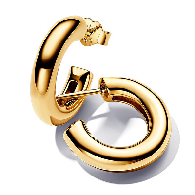 Pandora - Nadčasové pozlacené kruhy Essence Shine 263266C00