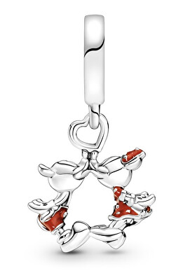 Pandora - Něžný přívěsek Polibek Mickeyho a Minnie 790075C01