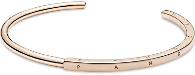 Pandora - Pevný otevřený bronzový náramek Pandora Rose 589493C00