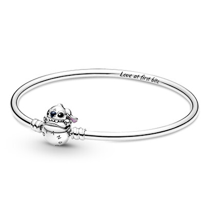 Pandora - Pevný stříbrný náramek Stitch Disney Moments 591683C01