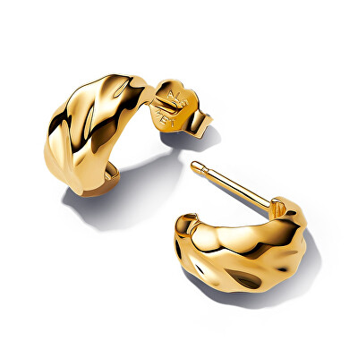 Pandora - Pozlacené visací náušnice Essence Shine 263873C00