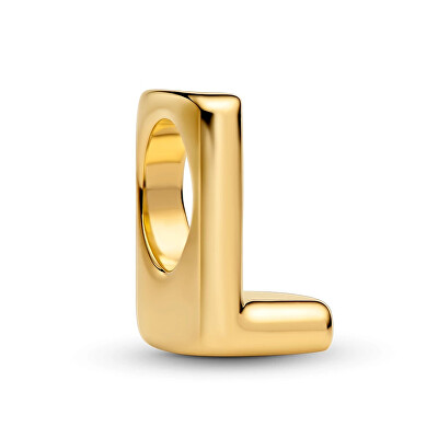 Pandora - Pozlacený korálek "L" Shine Moments 763958C00