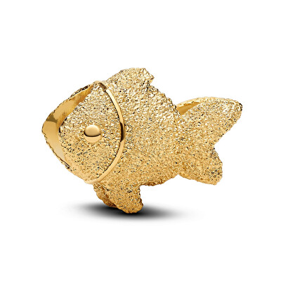 Pandora - Pozlacený mini korálek Rybka Shine Moments 764522C00