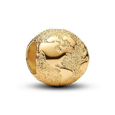 Pandora - Pozlacený mini korálek Zeměkoule Shine Moments 764529C00