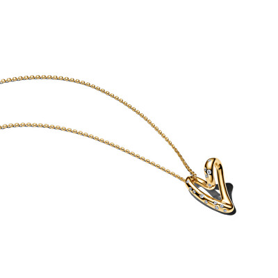 Pandora - Pozlátený náhrdelník so zirkónmi Essence Shine 364669C01-60