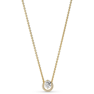 Pandora - Pozlacený náhrdelník se zirkony Shine Timeless 361174C01-45