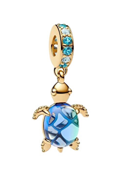 Pandora - Pandantiv placat cu aur Broască țestoasă de mare Shine Moments 768939C01