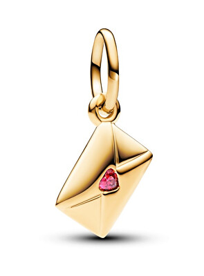 Pandora - Pozlacený přívěsek Obálka s milostným dopisem Shine Moments 762606C01