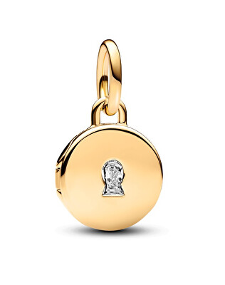 Pandora - Pozlacený přívěsek Otevírací medailonek Shine 763066C01
