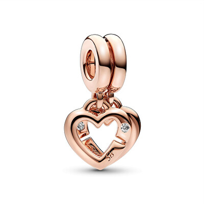 Pandora - Sesterský bronzový přívěsek Srdce 789538C01