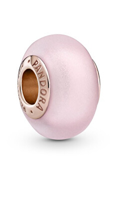 Pandora - Skleněný bronzový korálek Rose 789421C00