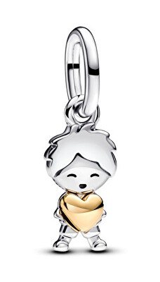 Pandora - Slušivý bicolor přívěsek Šťastný chlapec Moments 763602C00