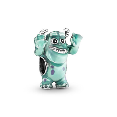 Pandora - Slušivý stříbrný korálek Sulley Disney 792031C01