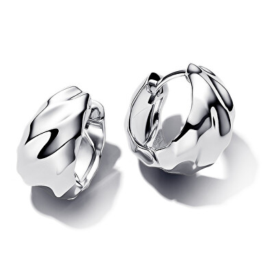 Pandora - Stříbrné kruhové náušnice Essence 293874C00