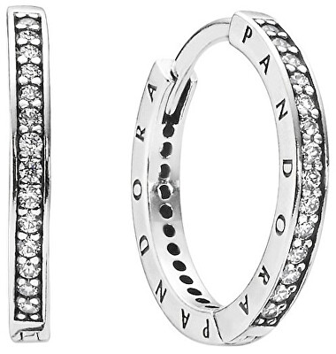 Pandora - Stříbrné náušnice s krystaly 290558CZ