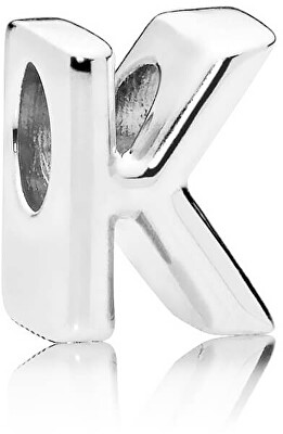 Pandora - Stříbrný korálek "K" 797465