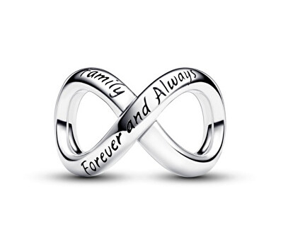 Pandora - Stříbrný korálek Nekonečno Forever & Always 793243C00