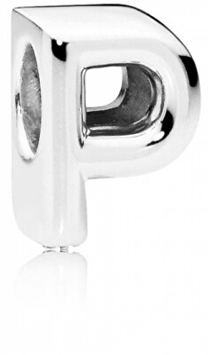 Pandora - Stříbrný korálek "P" 797470