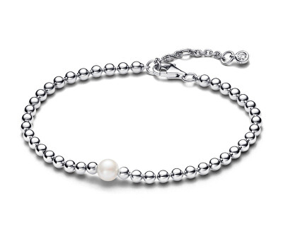 Pandora - Stříbrný korálkový náramek Perla Timeless 593173C01