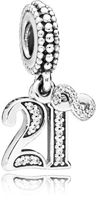 Pandora - Stříbrný přívěsek k 21. narozeninám 797263CZ