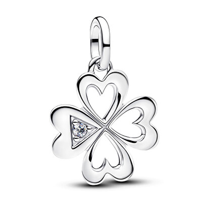 Pandora - Stříbrný přívěsek Čtyřlístek Shine Moments/ME 763034C01