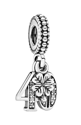 Pandora - Stříbrný přívěsek k 40. narozeninám 791288CZ