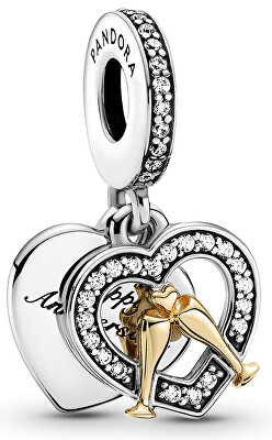 Pandora - Bicolor přívěsek Krásné výročí Moments Shine 799322C01
