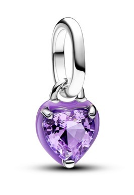 Pandora - Stříbrný přívěsek Srdíčko s glazurou ME 793042C04