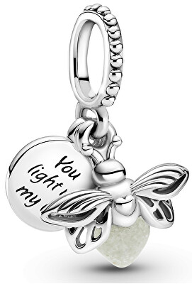 Pandora - Stříbrný přívěsek Světluška zářící ve tmě 799352C01