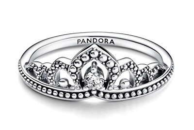 Pandora - Stříbrný prsten Královský diadém s kuličkami Moments 192233C01