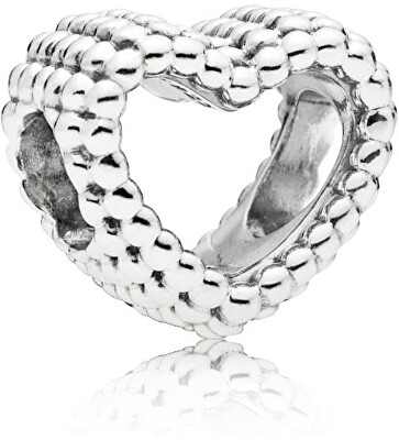 Pandora - Stříbrný srdíčkový korálek 797516
