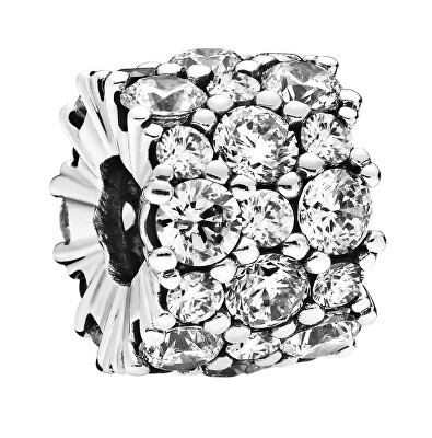 Pandora - Stříbrný třpytivý korálek se zirkony Timeless 798487C01