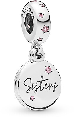 Pandora - Stříbrný visací přívěsek Sestry 798012FPC