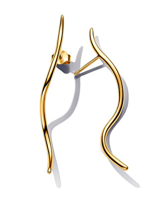 Pandora - Stylové pozlacené náušnice Shine Essence 263287C00