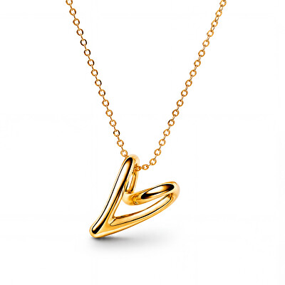 Pandora - Stylový pozlacený náhrdelník Shine Essence 363272C00-70