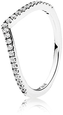 Pandora - Třpytivý stříbrný prsten Timeless 196316CZ