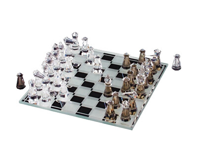 Preciosa - Dekorace Malé šachy z českého křišťálu Preciosa 0890 00