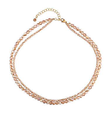 Preciosa - Dvojitý náhrdelník s křišťály Preciosa Honeymoon 7540Y15