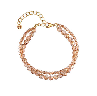 Preciosa - Dvojitý náramek s křišťály Preciosa Honeymoon 7541Y15