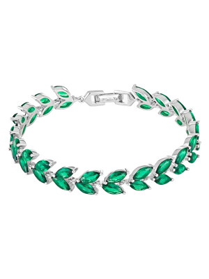 Preciosa - Elegantní stříbrný náramek s kubickou zirkonií Majestic Royal Lagoon 5452 66