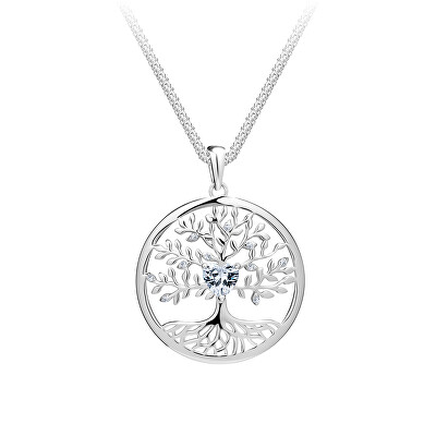 Preciosa - Krásný stříbrný náhrdelník Strom života Sparkling Tree of Life 5329 00 (řetízek, přívěsek)