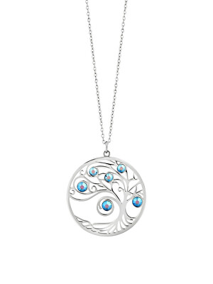 Preciosa - Luxusný oceľový náhrdelník Strom života Arboria Bloom Pop 7524 68