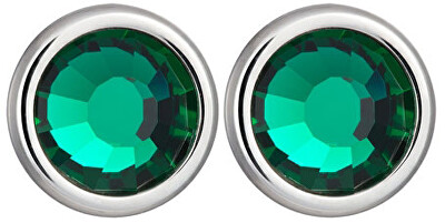Preciosa - Náušnice Carlyn s krystalem Emerald 7235 66