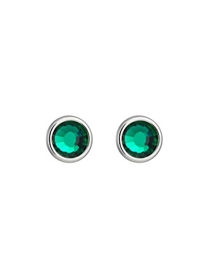Preciosa - Fülbevaló Carlyn kristállyal Emerald 7235 66