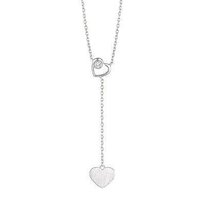 Preciosa - Něžný náhrdelník se srdíčky Pearl Passion 5382 00