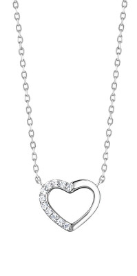 Preciosa - Stříbrný náhrdelník s kubickou zirkonií True Love Royal Lagoon 5436 00