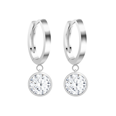 Preciosa - Stříbrné náušnice s třpytivými zirkony Lucea 5297 00