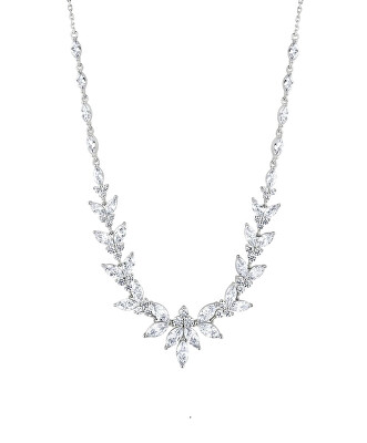 Preciosa - Strieborný náhrdelník s kubickou zirkóniou Majestic Bloom Pop 5450 00